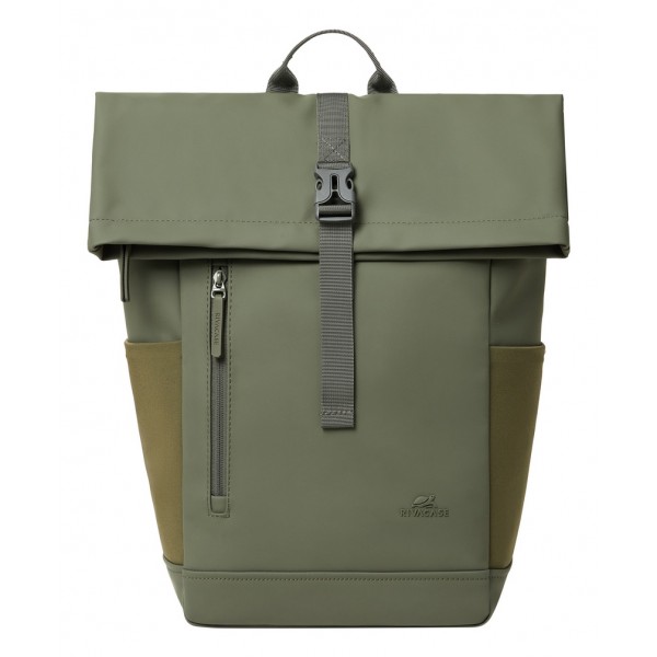 BORSA NB ZAINO 14/15,6 VERDE OLIVA ECO 17L ROLL TOP EDEN