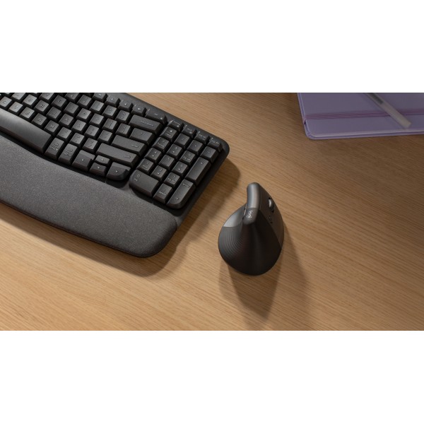 MOUSE LIFT LOG VERTICAL ERGO WLESS LOGITECH RF+BLUETOOTH 4000DPI
