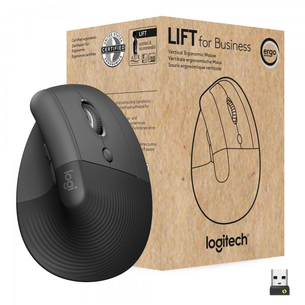 MOUSE LIFT VERTICAL LOGITECH FOR BU SINESS ERGONOMIC WIRELESS