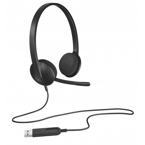 CUFFIA CON MICROFONO USB H340 HEADSET