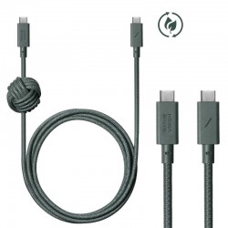 ANCHOR CABLE-C TO C- GREEN-3M USB-C TO USB-C GREEN