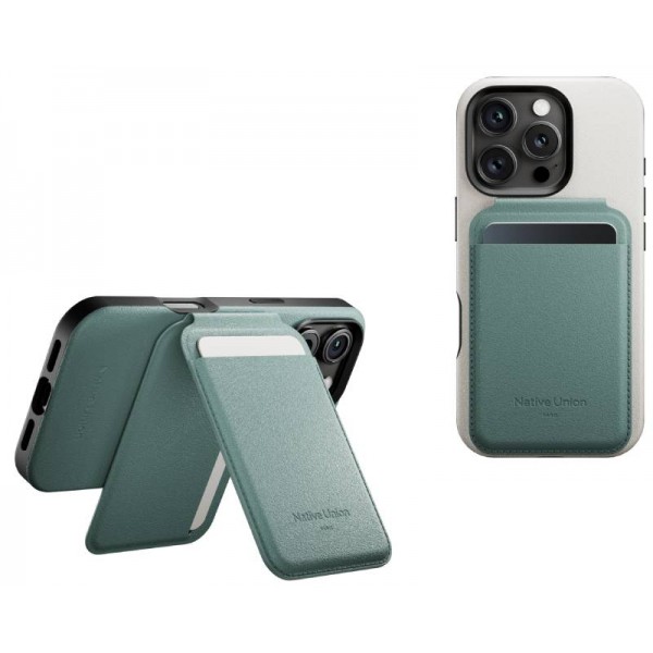 ACTIVE WALLET STANDMAGNETIC-GREEN MAGNETIC - GREEN