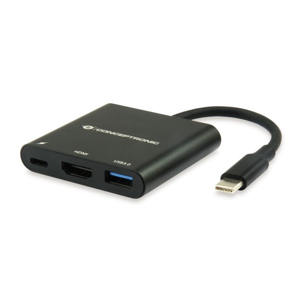 CARICA BATTERIA 65W GAN 3 PORTE WH 2*USB C+1*USB A QC+PD3.0