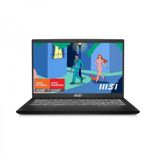 NB 15,6 R7-7730U 16GB 512SSD W11 MSI MODERN 15 - BACKLIT KEYBOARD