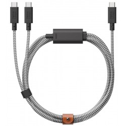 CAVO BELT USB-C TO 2 USB-C-2M ZEBRA 140W - ZEBRA