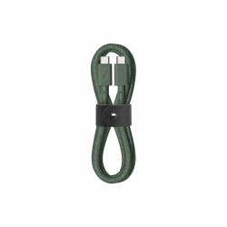 BELT CABLE-TYPE-C-C SLATEGREEN 1.2M USB-C TO USB-C