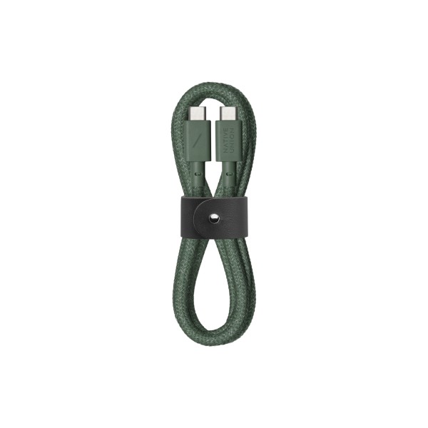 BELT CABLE-TYPE-C-C SLATEGREEN 1.2M USB-C TO USB-C