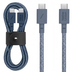 BELT CABLE-TYPE-C-C-NAVY-1.2 USB-C TO USB-C NAVY
