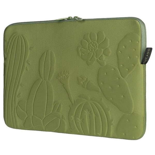 CUSTODIA RILIEVO SLEEVE MBP16 VERDE CACTUS MACBOOK PRO 16 NB15,6 TUCANO