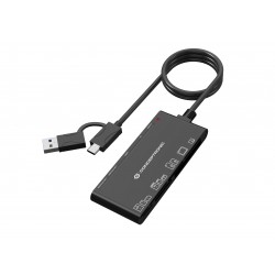 LETTORE SCHEDE USB 3.0 7IN1 BK 2*SD,2*MICRO SD/T-FLASH,MS,CF,XD