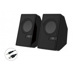SPEAKER 2.0 6W BLUETOOTH 5.0 JACK 3,5MM + TELECOMANDO
