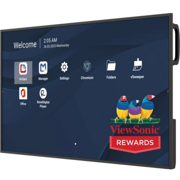 MON 65DS UHD MM DVI HDMI VESA 4K 500NIT 4GB 32GB ANDR 14 24/7