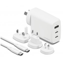CARICATORE DA VIAGGIO 67W CON ADAT US,AU,UK,EU   USB-C CABLE