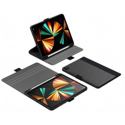 CUSTODIA IPAD PRO 13 2024 BLACK WHIT HOLDER CYGNETT 7a' GENE