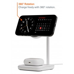 QI2 2-IN-1 CHARGEBASE 15W WIRELESS WHITE
