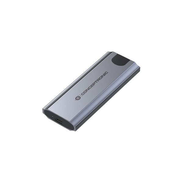 BOX ESTERNO SSD M.2 NVME USB 3.2 BK 10GB/S CASE ALLUMINIO