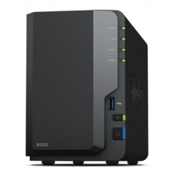 NAS SYNOLOGY DS223 2HD 3.5/2.5 DD R4 2GB-2X1GBE-3USB3.2