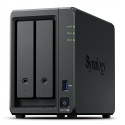 NAS SYNOLOGY DS725+ 2HD 3.5/2.5 4GBDDR/1RJ45 1GBE/1RJ45 2,5GBE/1USB