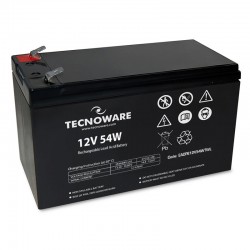 BATTERIA UPS TECNOWARE 12VDC 54W FASTON 6,3MM LONG LIFE