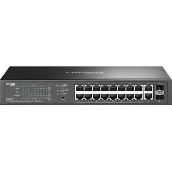 SWITCH 20P GIGABIT MANANAGED OMADA 16P POE 2P NON POE 2SFP CLOUD OMADA