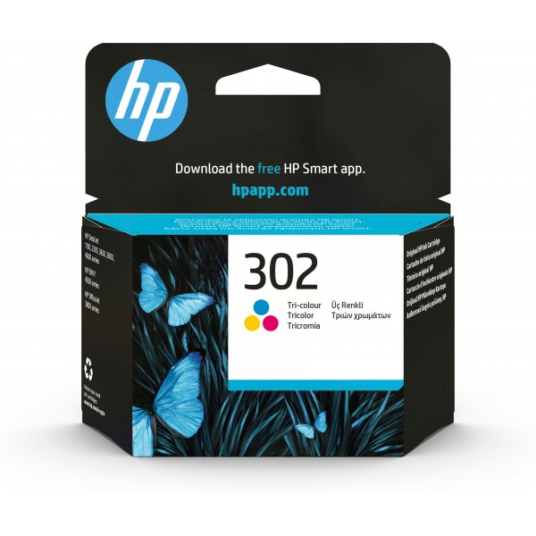 INK HP 302 F6U65AE CMY 4ML
