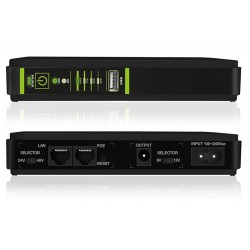 UPS DC 5V/9V/12V POE 24V/48V ERA PLUS TOGETHER ON MODEM/ROUTER/VOIP