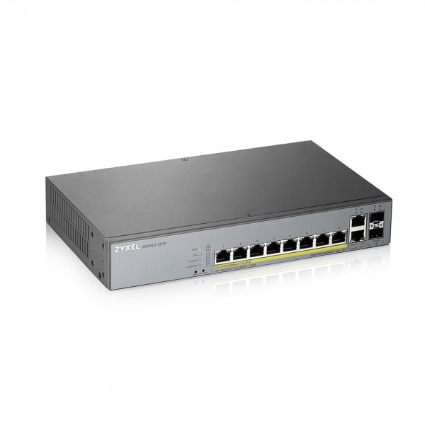 SWITCH 12P CCTV GS1350-12HP 8P POE 2P SFP 2GBT UPLINK