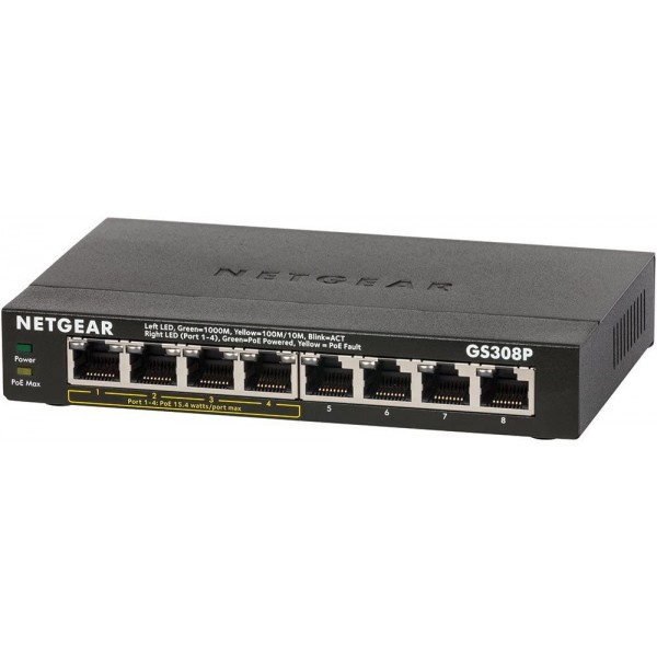 SWITCH 8P 10/100/1000 DI CUI 4P POE