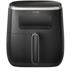 FRIGGITRICE AD ARIA MULTICOOKER 5.6 XL 1700W NERACA CON FINESTRA NERA
