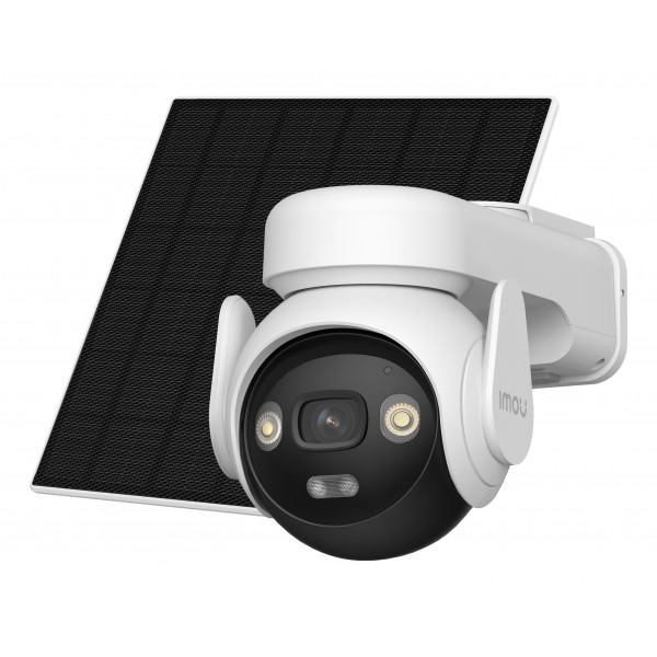 CAMERA 4G 5MP 3K WIFI PTZ PIR AOV BATT.INCL.SIM4G+PANNELLO SOL. USBC