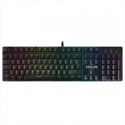 TASTIERA GAMING MECCANICA NOUA RAID RGB 105 TASTI 12MULT. SOFT LAYOUT