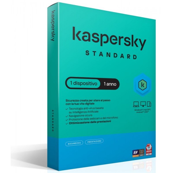 KASPERSKY STANDARD 1DEV 1Y SUPERSLIM BOX