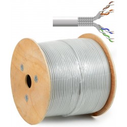 BOBINA RETE S/FTP CAT.6A 305MT RAME AWG23 LSOH CLASSE CPR CCA