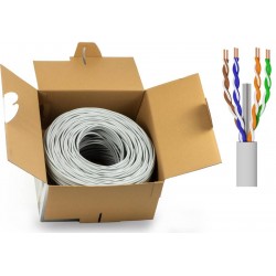 BOBINA RETE UTP CAT.6 305MT CCA AWG23 LSOH CLASSE CPR ECA