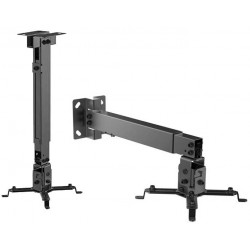 STAFFA PROIETTORE SOFFITTO E PAVIM. ROTAZIONE  FORI MAX37CM