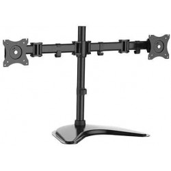 STAFFA TV/MONITOR DA TAVOLO APPOGGI DIMENSIONI DA 13 A 27 2 MONITOR