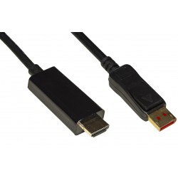 CAVO DP-HDMI 2MT M/M DISPLAYPORT 1.4-HDMI 2.0 4KX2K 60HZ 18GBPS HDR