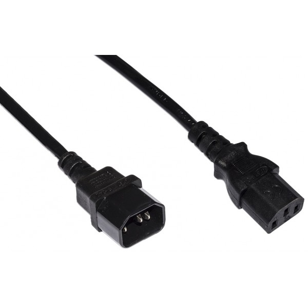 CAVO ALIMENTAZIONE 5MT M/F BK PROLUNGA C13-C14