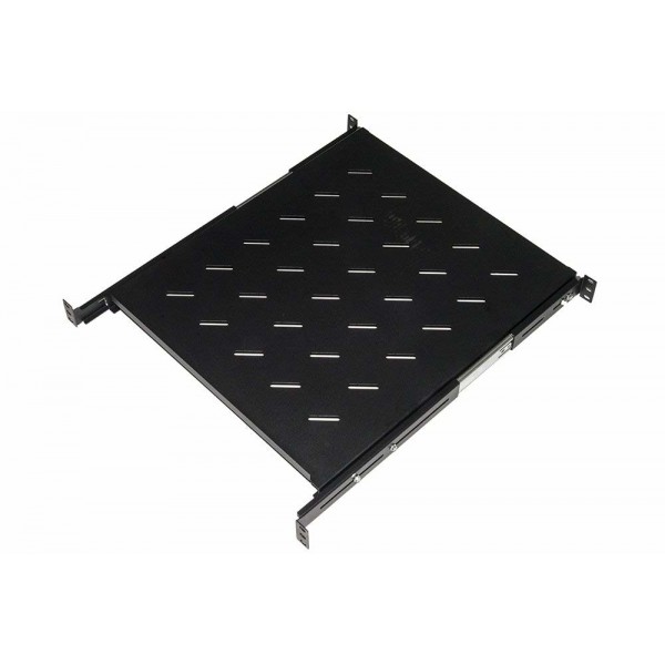 ARMADIO RACK RIPIANO 1 UNITa' 19 PROF.550 MM UNIV. NERO ESTRAIBILE