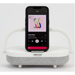 SPEAKER BLUETOOTH 10W LAMPADA BIANC DUDUU MOOD BIANCO X PC/SMARTPHONE