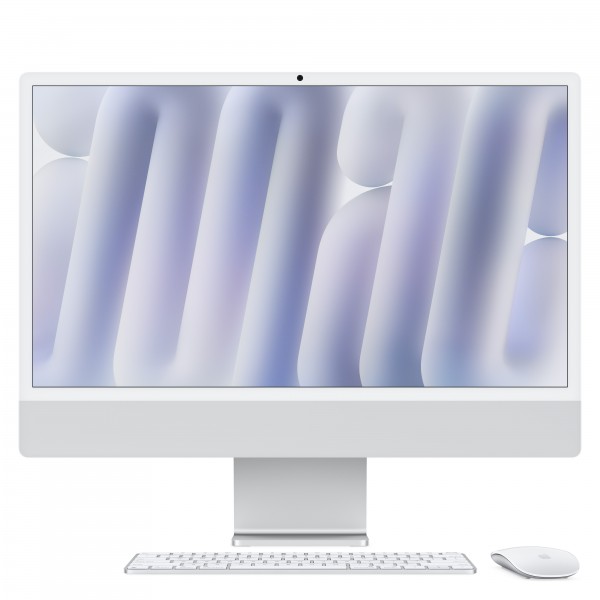 AIO IMAC 24M4 10CPU/GPU10C.SILVER 16GB/256GB SSD.NANO-TEXT GLASS SILV