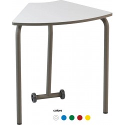 TAVOLO MIRA A SPICCHIO SINGOLO/ISOL A COMPONIBLE 92,1X62,30 X 70/76 CM