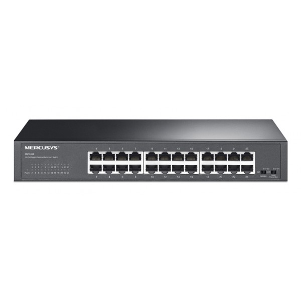 SWITCH DESKTOP/RACK 24P STEEL CASE 48GBPS 24P GIGABIT