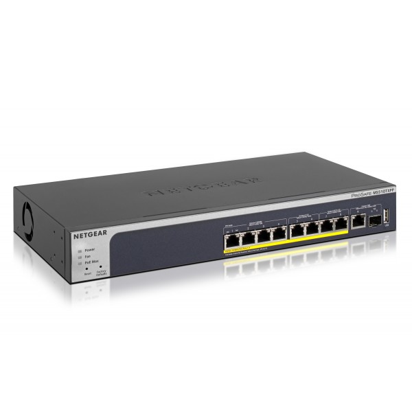 SWITCH 8P POE+ MULTIGIGABIT WITH 10 G COPPER\FIBER