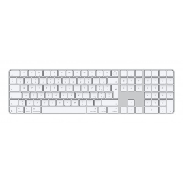 TASTIERA MAGIC APPLE KEYBOARD BIANC TOUCH ID + TAST.NUMERICO USBC