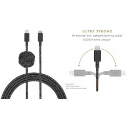 NIGHT CABLE-KV-C-LIGHTNING-COSMOSBL USB-C TO LIGHTNING