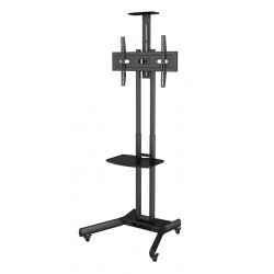 STAFFA  PAVIMENTO PER TV 65 50KG NPF10020 LOAD 50KG CON RUOTE