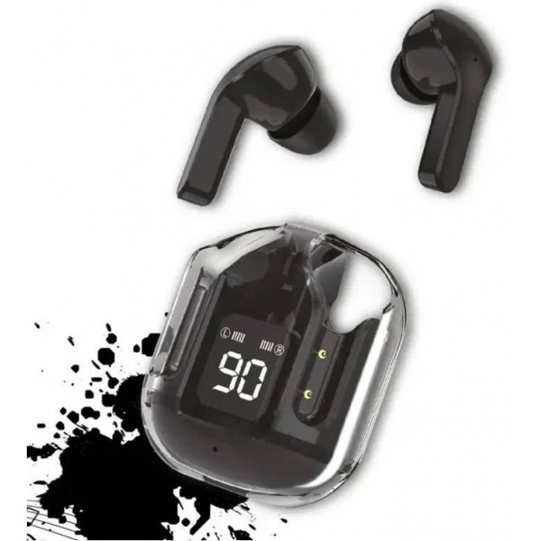 AURICOLARI BLUETOOTH 5.3 USBC DISP IPX4 NERO BATT.300MAH APPLE ANDROID