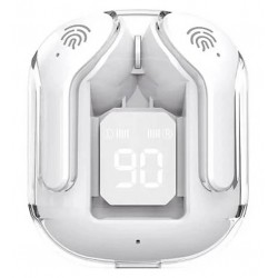 AURICOLARI BLUETOOTH 5.3 USBC DISP BIANCO BATT.300MAH APPLE ANDROID