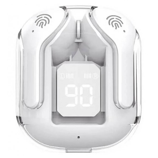 AURICOLARI BLUETOOTH 5.3 USBC DISP BIANCO BATT.300MAH APPLE ANDROID